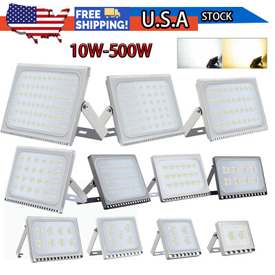 #ad 500W 300W 200W 150W 100W 50W 30W 20W 10W LED Flood Light Outdoor Lamp Spotlight $22.20