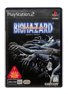 #ad Biohazard Outbreak PS2 SLPM 65428 Japanese REGION LOCKED $8.99