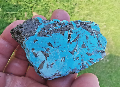 #ad Kerman Turquoise With Pyrite Slab 100% Natural Stone Not Stabilized 0.121 kg $55.00