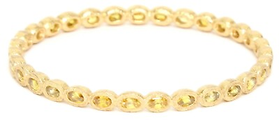 #ad Melinda Maria Womens Gold Bangle Bracelet 2045 $114.00