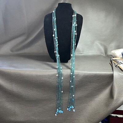 #ad handmade beaded necklace for women $55.00