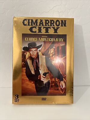 #ad CIMARRON CITY George Montgomery 3 DVD Set 12 Episodes BRAND NEW FACTORY SEALED $19.59