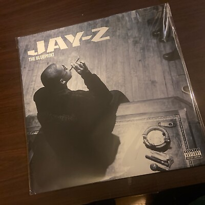 #ad Jay Z Blueprint 2lp Og Press Blue Vinyl Clearance Sale Cover Vg Vinyl NM Sale $120.00
