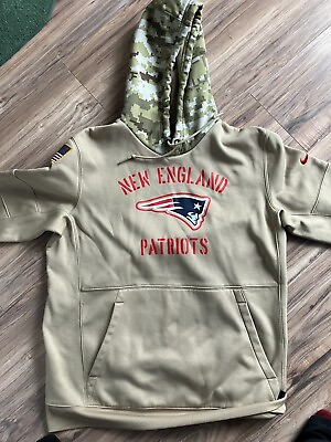 #ad New England Patriots Salute To Service Hoodie L $39.99