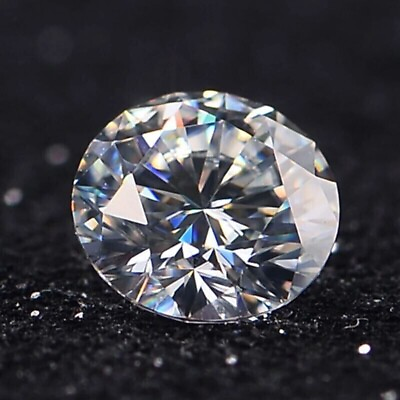 #ad Lab Grown Certified Round Cut 1 CT Diamond CVD Loose Diamond D VVS1 Clarity AAA $65.99