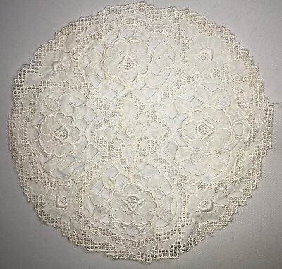 #ad Small Vintage Lace Doily Granny Cottage Girl $12.00