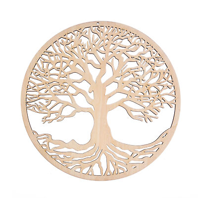 #ad Tree Life Wall Art Wooden 11In Rustic Wall Hangings Sculpture Home Decoration $18.44
