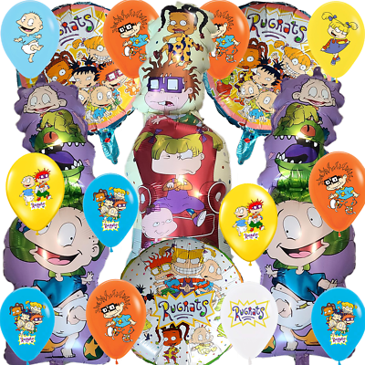 #ad RUGRATS CUPS PLATE BANNER PARTY TABLE COVER SUPPLIES BALLOON CUPCAKE TOPPER CAKE $6.99