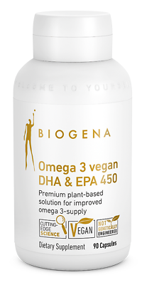 #ad Biogena Omega 3 Vegan DHA amp; EPA 450 GOLD 90 Capsules NEW $74.99