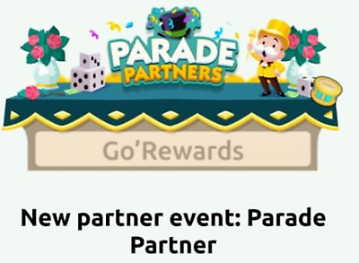 #ad PRE ORDER NON RUSH Monopoly GO PARADE Partners Event 🔥Full Carry SLOT🔥 $30.00