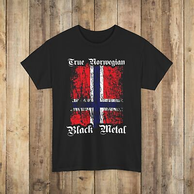 #ad True Norwegian black metal adult T shirt mayhem emperor enslaved $19.41