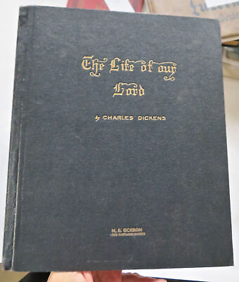#ad Life of Jesus Christ Charles Dickens 1st ed. Advance Copy 1934 illustrated book $212.50