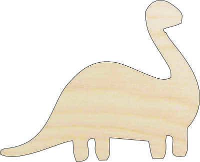 #ad Dinosaur Laser Cut Out Unfinished Wood Craft Shape DIN27 $33.40