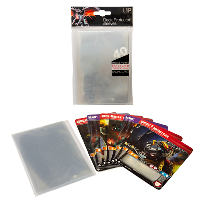 #ad #ad 40 Ultra Pro Oversized Clear Deck Protector Sleeves 3.5quot; x 5quot; Card Sleeves $6.99