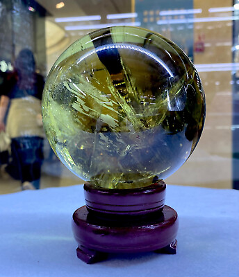 #ad 3.6LB A Top Natural Smoky Citrine Quartz Sphere Quarzt Crystal Ball Reiki heal $1699.90