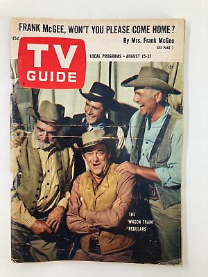 #ad TV Guide Magazine August 15 1964 Frank McGrath north california edition no label $17.95