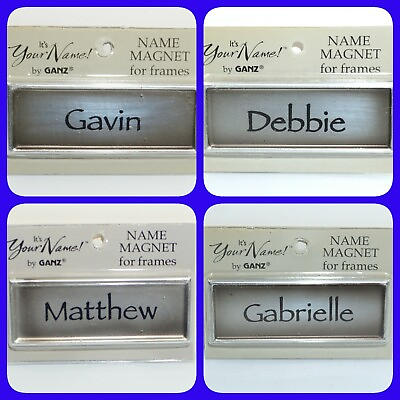 #ad Magnets GANZ It#x27;s Your Name for Frames Choose Name Personalized Gifts Xmas Tags $7.50