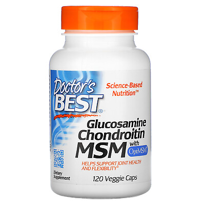 #ad Doctor#x27;s Best Glucosamine Chondroitin MSM with OptiMSM Veggie Caps Dietary $29.56
