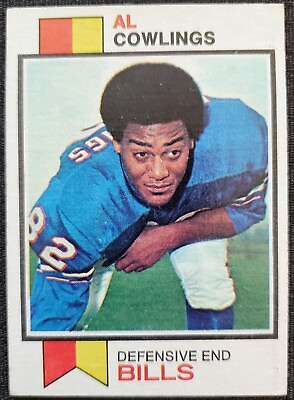#ad 1973 Al Cowlings Buffalo Bills Rookie Topps NFL Topps Card #16 NCAA USC Trojans $29.00