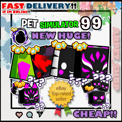 #ad PET SIMULATOR 99 PS99 PET SIM 99 Huge Gems Pets Enchants CHEAPEST $3.99