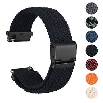 #ad Wocci Nylon Watch Band 16mm 18mm 19mm 20mm 21mm 22mm 24mm Replacement Straps $9.99