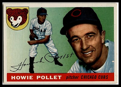 #ad 1955 Topps Howie Pollet Chicago Cubs #76 Vintage Centered EX $9.80