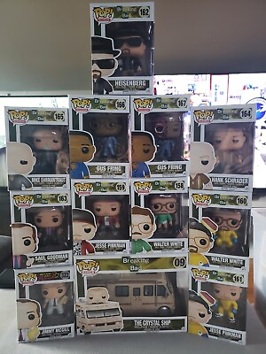 #ad Complete Set Breaking Bad Funko Pop Crystal Ship And Jimmy McGill $1350.00