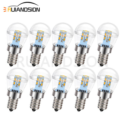 #ad 10X E12 Bulb LED Candle Light Bulb Candelabra fridge Chandelier Bulb Lamp 10 30V AU $67.99