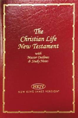 #ad Christian Life New Testament With Master Outlines And Study Notes GOOD $11.44