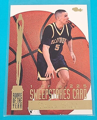 #ad 1994 Classic ROY Sweepstakes ##x27;d 6225 RC #2 Jason Kidd California Card W6 $5.99
