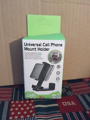 #ad Cell Phone Holder Mount with Clip universal rotates $10.50