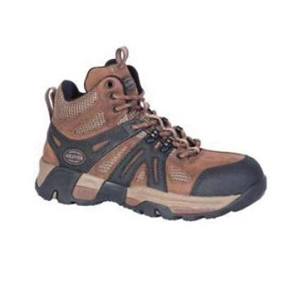 #ad Oliver Honeywell Ol11114 Brn 105 Shoes:Safety;Mens Industrial Hikers Size 10.5 $109.90