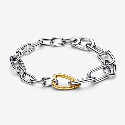 #ad *BRAND NEW* Pandora ME Two tone Heart Openable Link Chain Bracelet 562527C00 1 $109.25