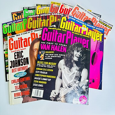 #ad 11 Guitar Player Magazine 1993 Rock Heavy Metal Lot Bundle Music Vintage AU $40.99
