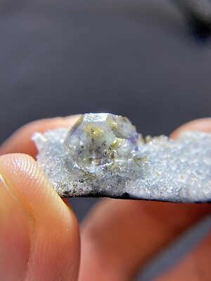 #ad 6g natural beautiful transparent polyhedral fluorite mineral crystal Fujian $26.00