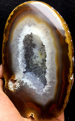 #ad 839g WOW Agate Geode NATURAL CARNELIAN CRYSTAL QUARTZ Geode Agate #39 $199.90