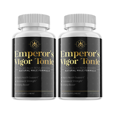 #ad 2 Pack Emperor#x27;s Vigor Tonic All Natural Dietary Supplement 120 Capsules $38.99