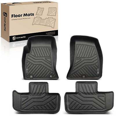 #ad 4x Black Front amp; Rear Floor Mats Liners for Dodge Challenger 2011 2022 2023 RWD $79.99