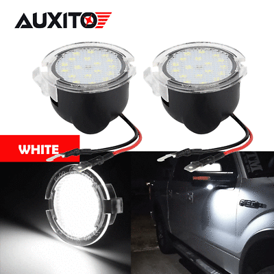 #ad White 18 LED Side View Under Mirror Puddle Light for Ford F150 2007 19 Brightest $10.99