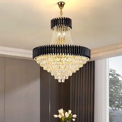 #ad Crystal Lamp Kitchen Chandelier Lighting Dining Room Pendant Light Bar Lights $436.23