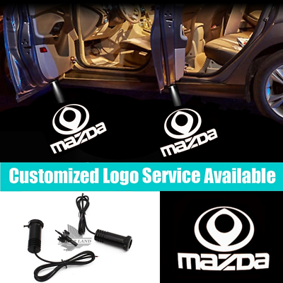 #ad 2x Mazda Car Door Projector Shadow Lights for CX 5 MX 5 RX 7 CX 9 Miata 2 3 5 6 $18.99