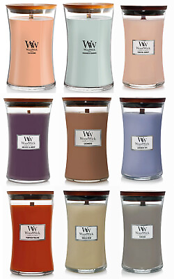 #ad WoodWick Large Hourglass 21.5 oz Scented Jar Candle Select Your Favorite s $32.95