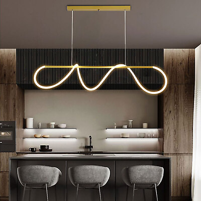 #ad Modern LED Pendant Kitchen Island Light Ceiling Fixture Dining Room Hanging Lamp $83.60