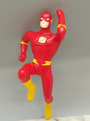 #ad Justice League Flash DC Comic Action Figure Running 3quot; $2.75