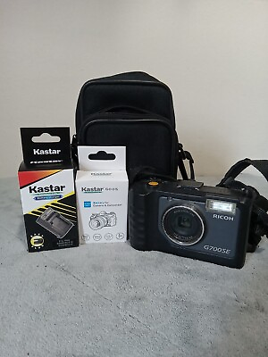 #ad Ricoh GR G700SE 12.1MP Waterproof Digital Camera w Charger Battery and Case $99.99