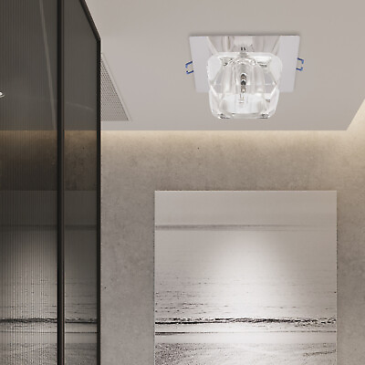 #ad Modern LED Ceiling Lamp Flush Mount Crystal Chandelier Pendant Lighting Fixture $20.00