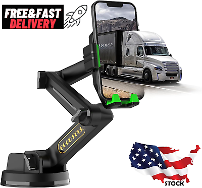 #ad #ad Truck Phone Holder Mount Heavy Duty Truck Dashboard Windshield Long Anti Shake $22.99