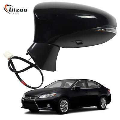 #ad Side Mirror for Lexus ES350 ES300h 2013 18 Left Power Heated Signal Puddle Lamp $122.99