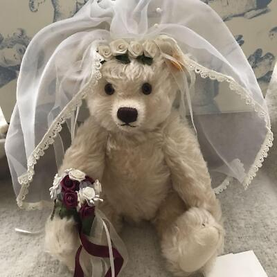 #ad Steiff Wedding Bear Bride 29Cm $269.29