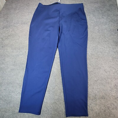 #ad #ad Chicos Pants Womens 16 Blue Plus Jeggins Size 3 Elastic Waist $32.99